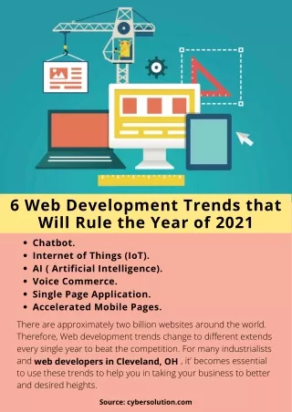6 web development trends that will rule the year