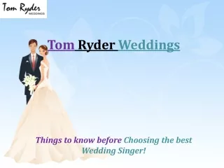 Best Wedding Singer