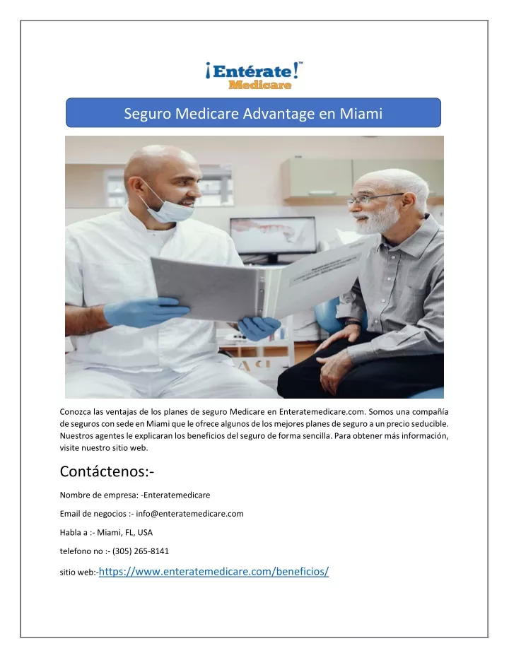 seguro medicare advantage en miami