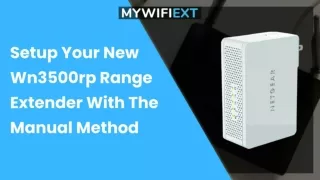 Simple way to Setup Netgear Wn3500rp extender