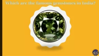 which are the famous gemstones in india