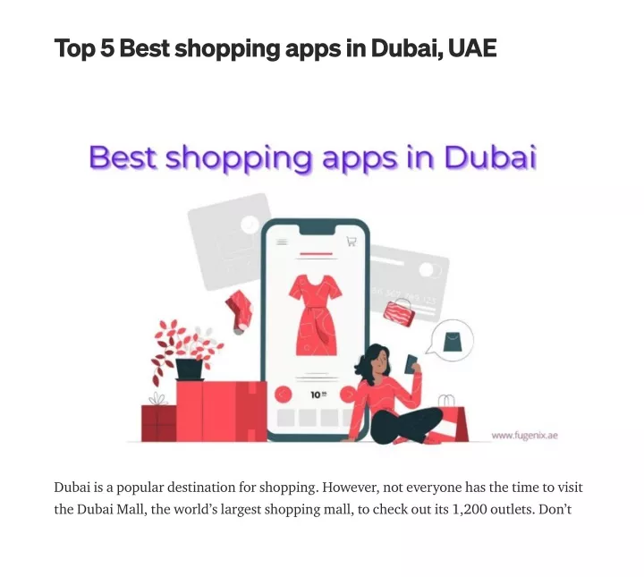top 5 best shopping apps in dubai uae