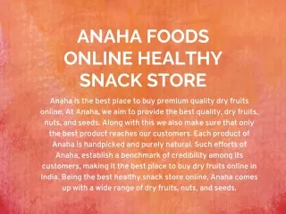 online healthy snack store