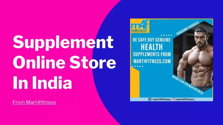 supplement online store in india