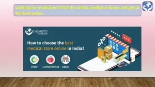 Visit the online medicine store and get medication at the best prices