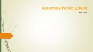 rosemary public school