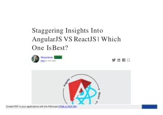 AngularJS VS ReactJS | Which Framework is Best for Web Development?