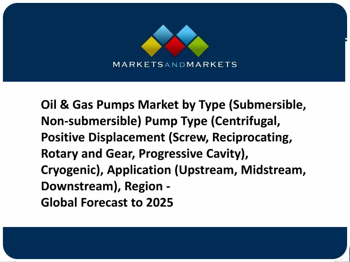 oil gas pumps market by type submersible