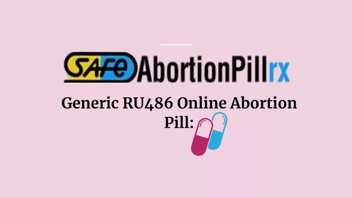 generic ru486 online abortion pill