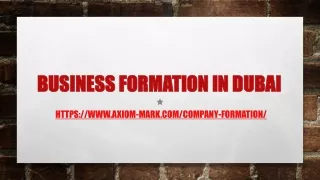 business formation in dubai