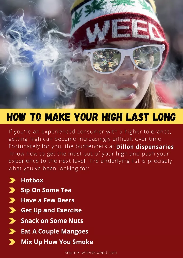 how to make your high last long