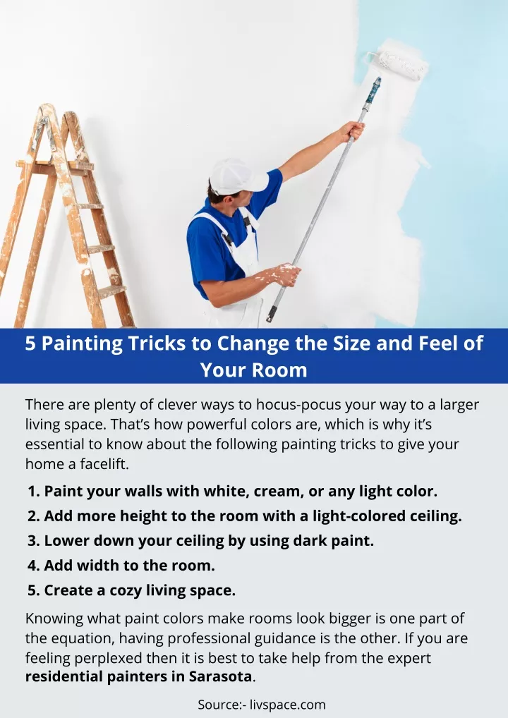 5 painting tricks to change the size and feel