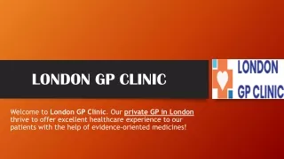 LONDON GP CLINIC | Same Day Private GP Appointment