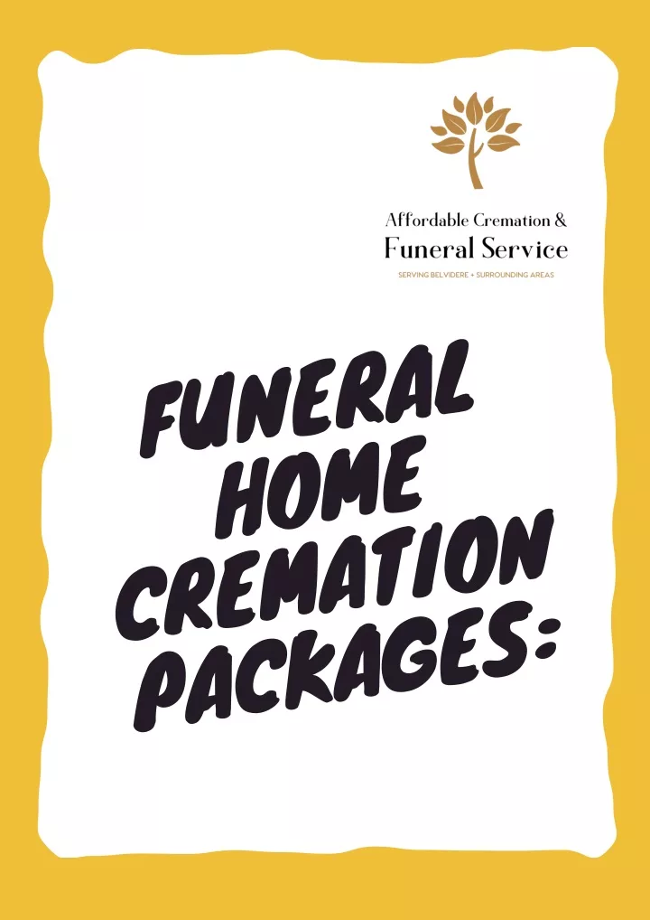funeral home cremation packages