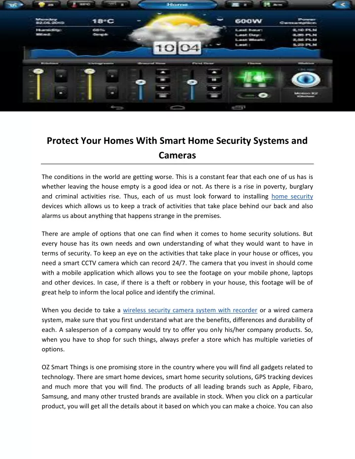 protect your homes with smart home security