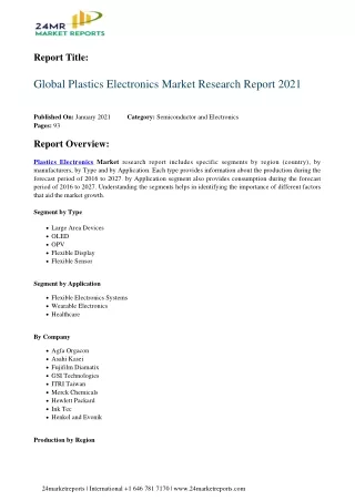 report title