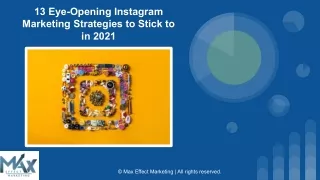 8 Eye-Opening Instagram Marketing Strategies to Stick to in 2021