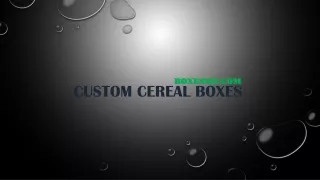 BoxesMe Offered Terrific and Imaginative Customization for Cereal Boxes