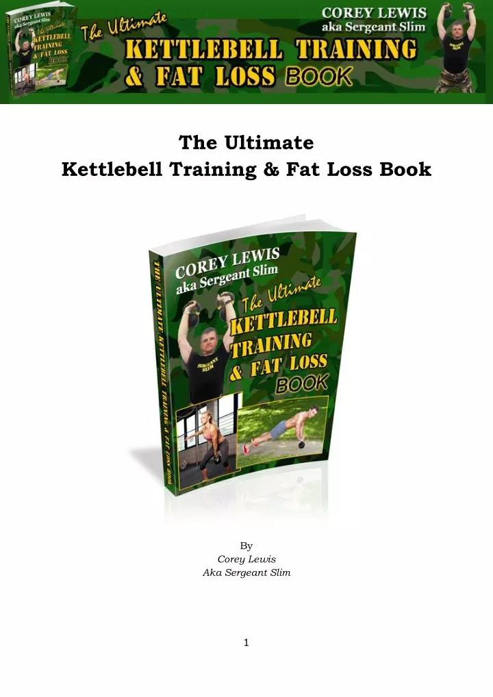 the ultimate kettlebell training fat loss book