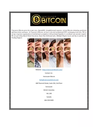 vancouver bitcoin gives the secure area