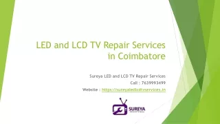 TV Repair Service Centre in Coimbatore