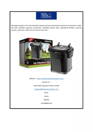backwateraquatics com is the best plant aquarium