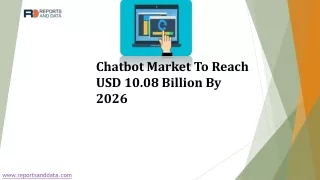 Chatbot market by reports and data
