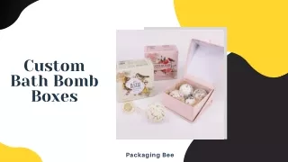 Custom Bath Bomb Boxes