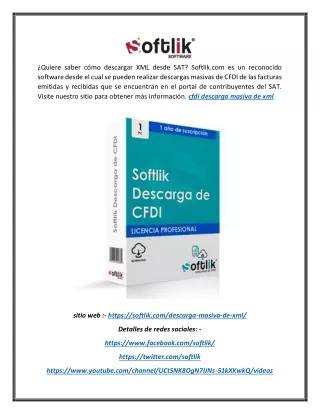 quiere saber c mo descargar xml desde sat softlik