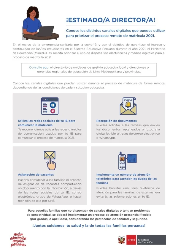 estimado a director a