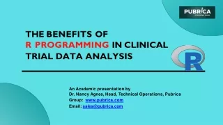 the benefits of r programming in clinical trial data analysis