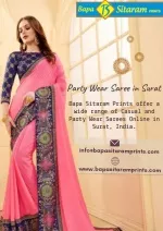 Party wear saree in Surat