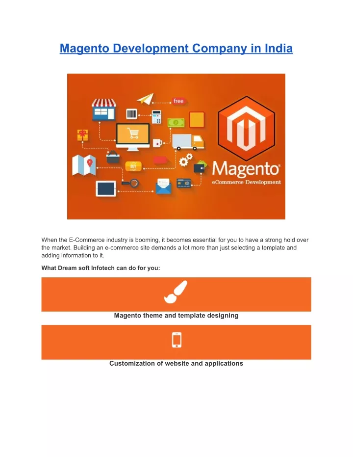 magento development company in india