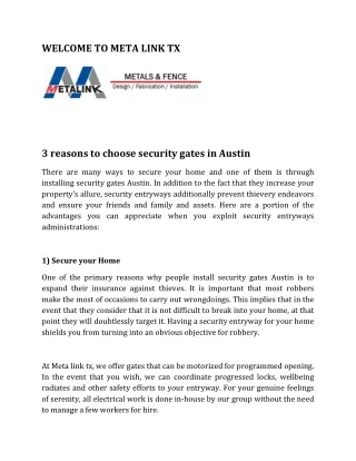 welcome to meta link tx