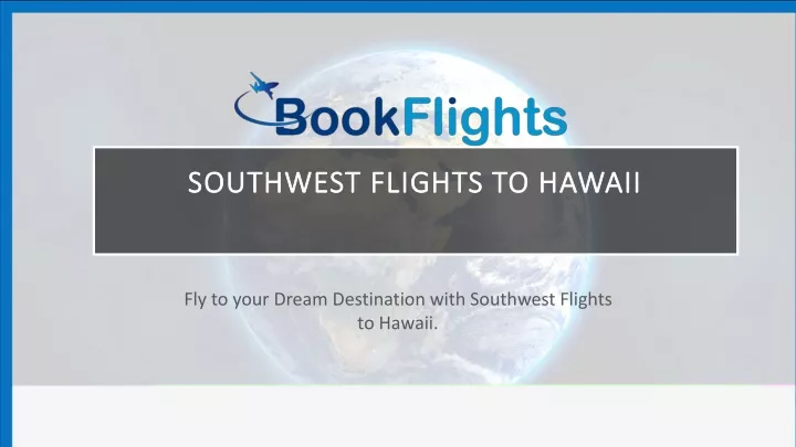 southwest flights to hawaii