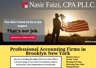 Small Business Accounting Brooklyn | Nasir Faizi, CPA PLLC