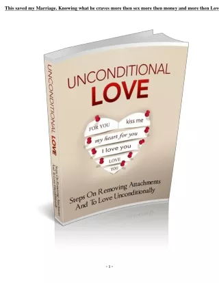 Unconditional Love