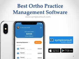 Best Ortho Practice Management Software - SymplConsult