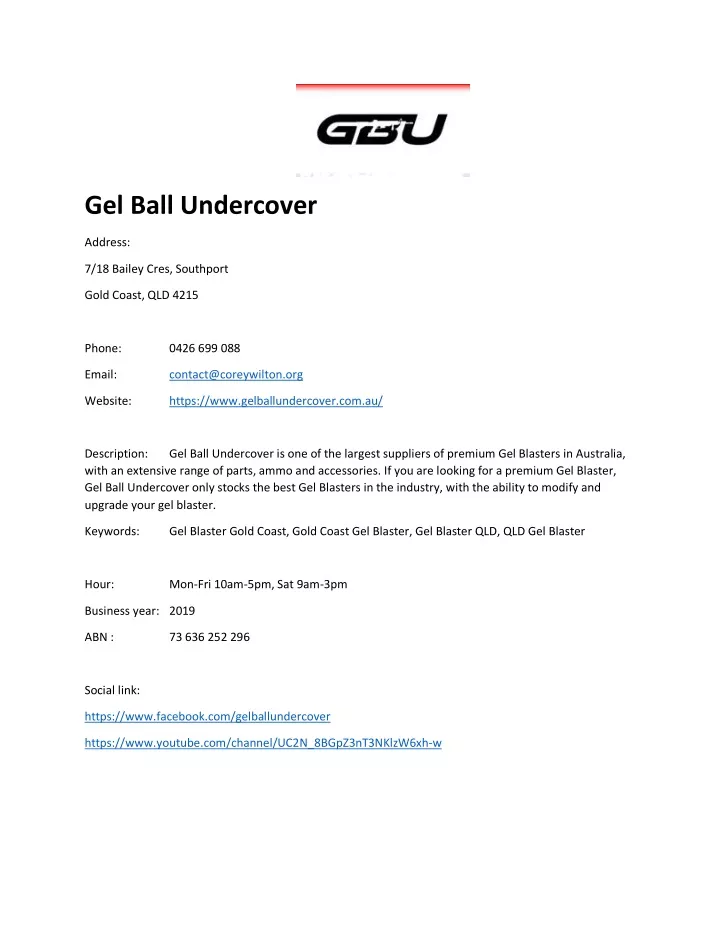 gel ball undercover