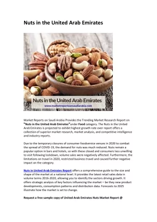 nuts in the united arab emirates