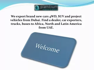 we export brand new cars 4wd suv and project