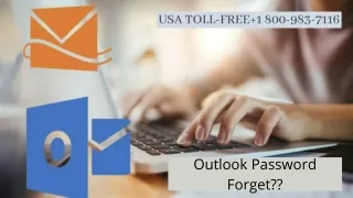outlook password forget