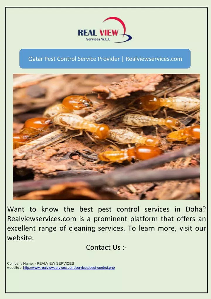 qatar pest control service provider
