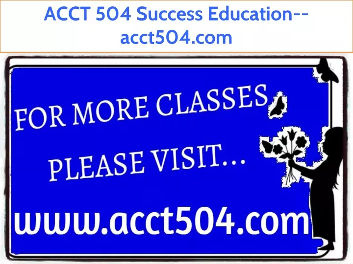 acct 504 success education acct504 com