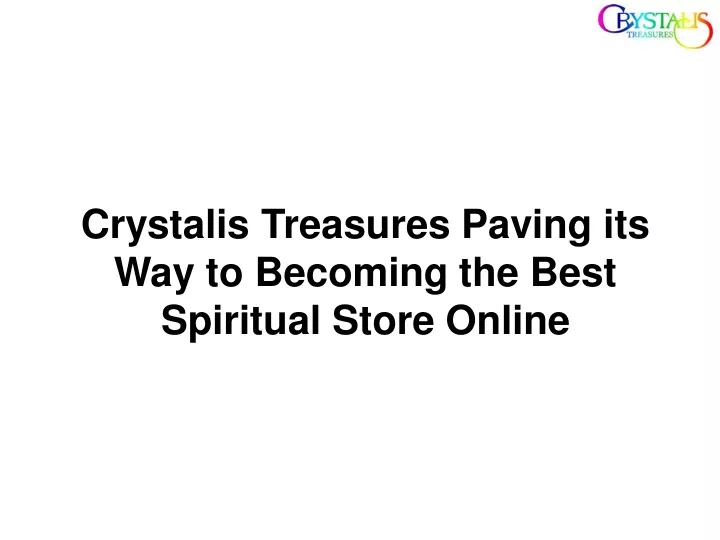 crystalis treasures paving its way to becoming