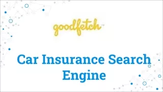 Insurance Search Engines