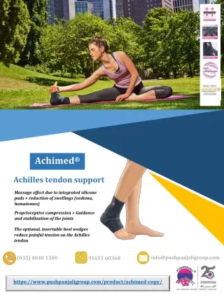 Achilles tendon support | Pushpanjali medi India Pvt Ltd