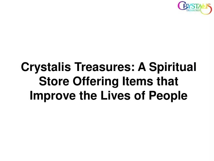 crystalis treasures a spiritual store offering
