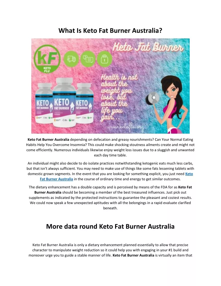 what is keto fat burner australia