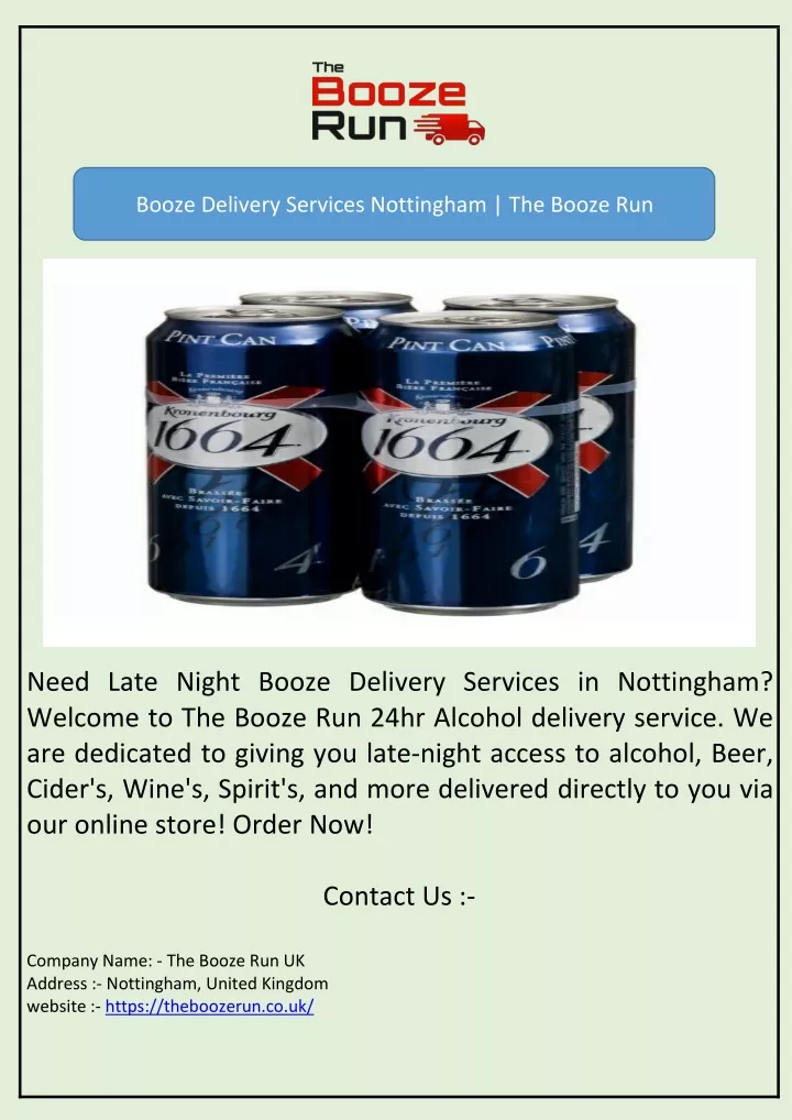 booze delivery services nottingham the booze run